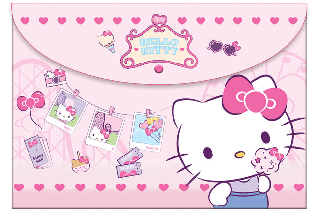 Hello Kitty Travel A/4 Irattartó tasak
