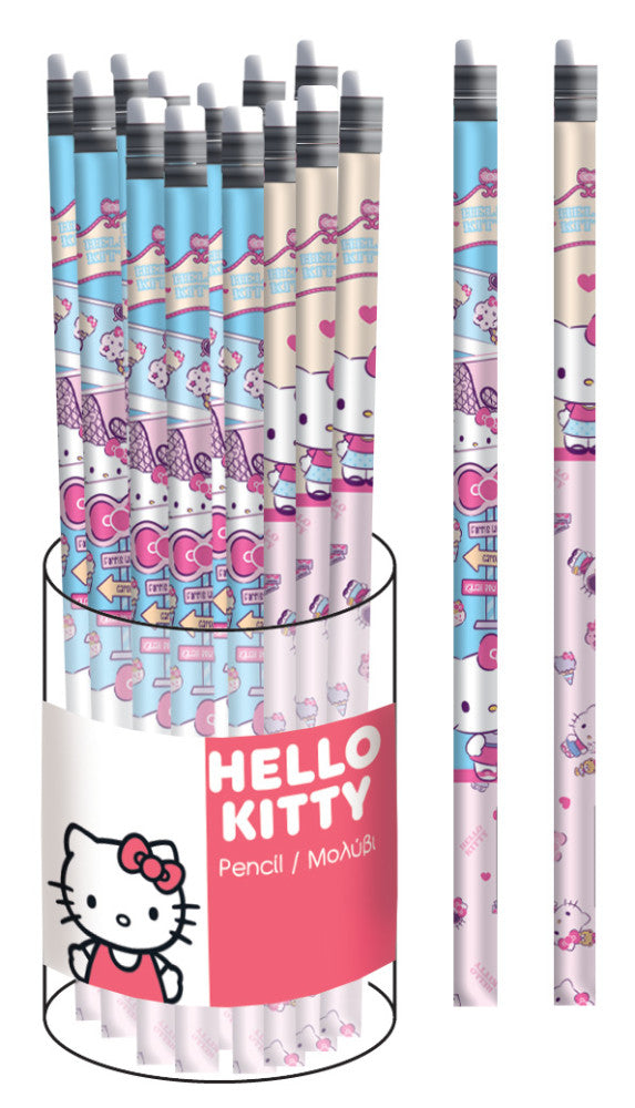 Hello Kitty Travel HB grafit ceruza radír véggel