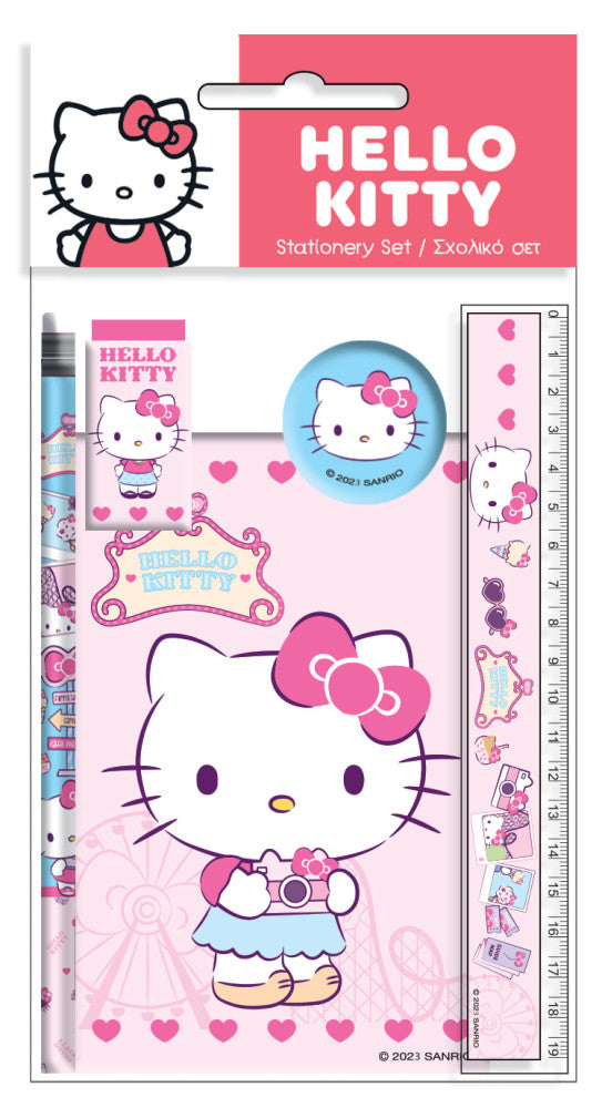 Hello Kitty Travel írószer szett 5 db-os