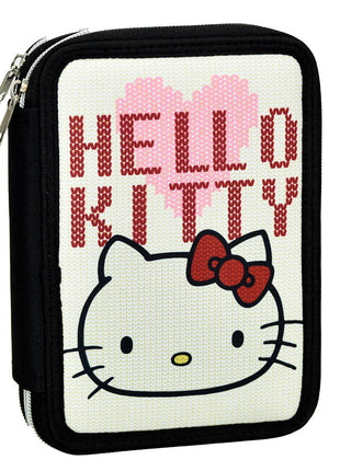 Hello Kitty Heart tolltartó töltött 2 emeletes