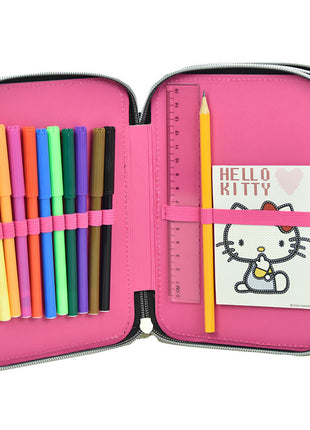 Hello Kitty Heart tolltartó töltött 2 emeletes
