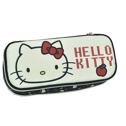 Hello Kitty Heart 2 rekeszes tolltartó 26 cm
