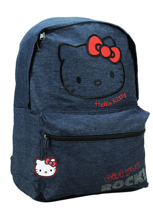 Hello Kitty Denim iskolatáska, táska 39 cm