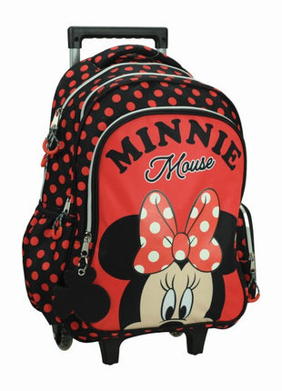 Disney Minnie Red Dots gurulós iskolatáska, táska 46 cm