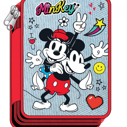Disney Minnie Mickey tolltartó töltött 2 emeletes