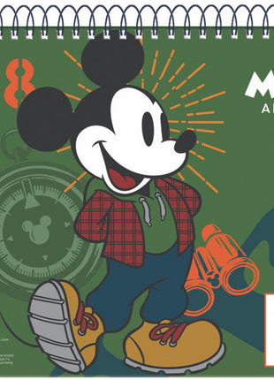 Disney Mickey Hike A/4 spirál vázlatfüzet 30 lapos