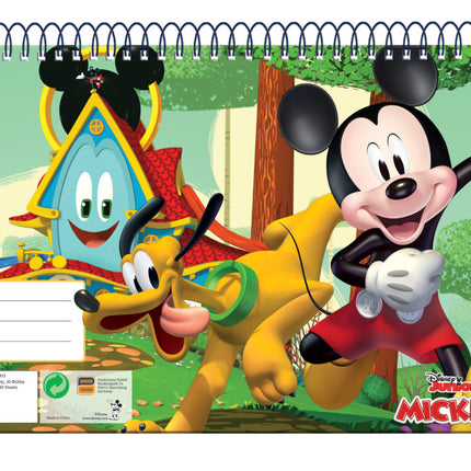 Disney Mickey Fun Times A/4 spirál vázlatfüzet, 30 lapos