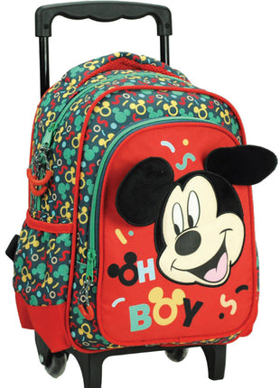 Disney Mickey Oh Boy gurulós ovis hátizsák, táska 30 cm