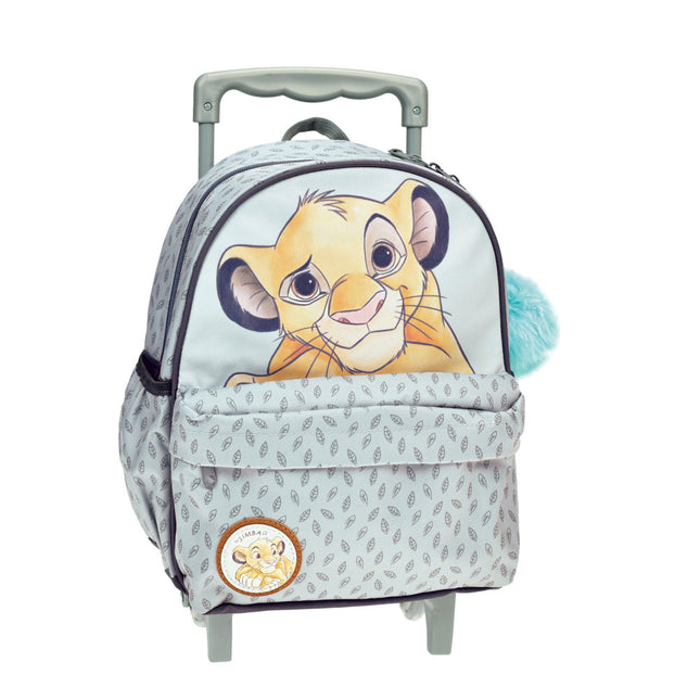 Disney Az Oroszlánkirály Cute gurulós ovis hátizsák, táska 30 cm