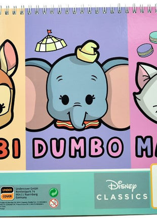 Disney Classics Animals A/4 spirál vázlatfüzet 40 lapos matricával