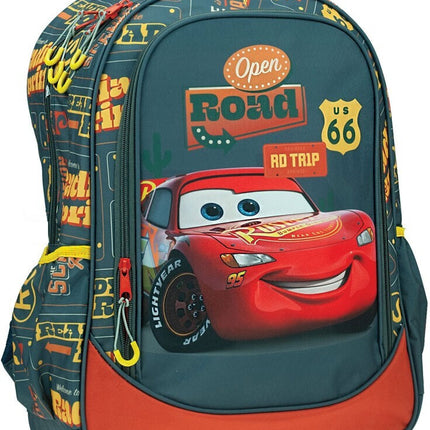 Disney Verdák Road iskolatáska, táska 46 cm