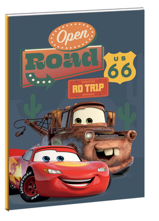 Disney Verdák Road B/5 vonalas füzet 40 lapos