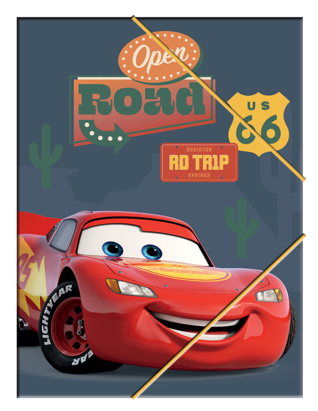 Disney Verdák Road A/4 gumis mappa