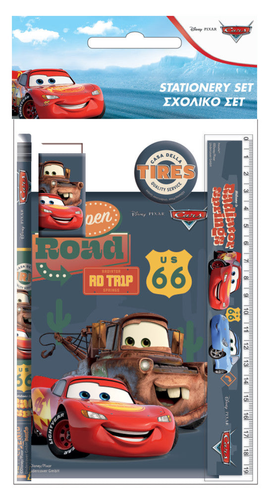 Disney Verdák Road írószer szett 5 db-os