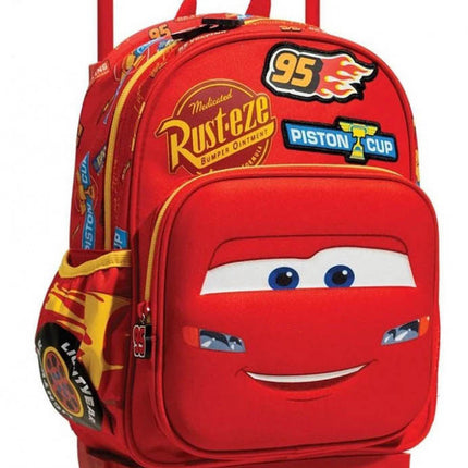 Disney Verdák Piston Cup gurulós ovis hátizsák, táska 30 cm