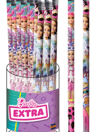 Barbie Extra HB grafit ceruza radír véggel
