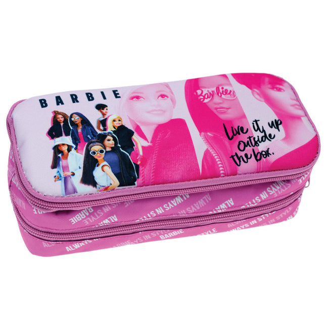Barbie Chic 2 rekeszes tolltartó 26 cm