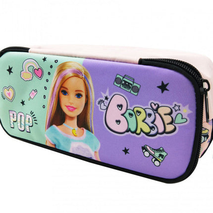 Barbie Pop 2 rekeszes tolltartó 26 cm