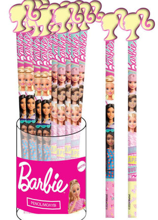 Barbie Happy Thoughts HB grafit ceruza forma radír véggel
