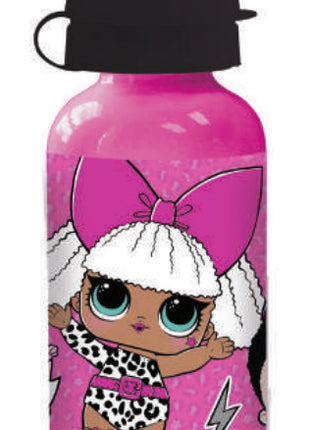 LOL Surprise Pink alumínium kulacs ivókupakkal 400 ml