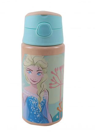 Disney Jégvarázs Adventure alumínium szívószálas kulacs akasztóval 500 ml