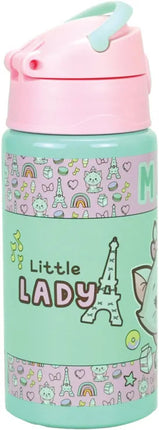 Disney Marie Little Lady alumínium szívószálas kulacs akasztóval 500 mll