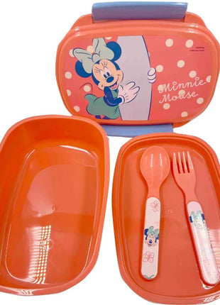Disney Minnie Summer szendvicsdoboz + evőeszköz szett