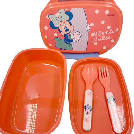 Disney Minnie Summer szendvicsdoboz + evőeszköz szett