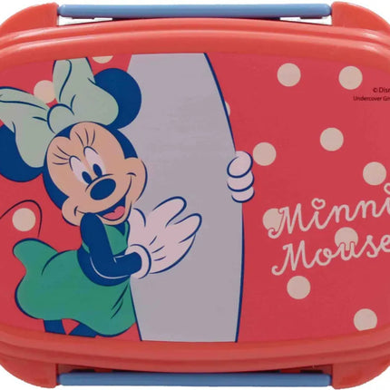 Disney Minnie Summer szendvicsdoboz + evőeszköz szett