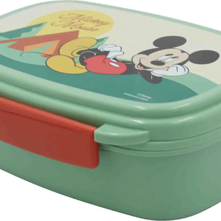 Disney Mickey Nature szendvicsdoboz + evőeszköz szett