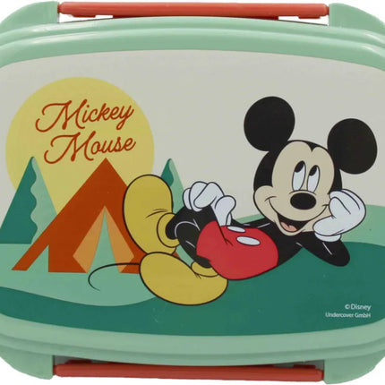 Disney Mickey Nature szendvicsdoboz + evőeszköz szett