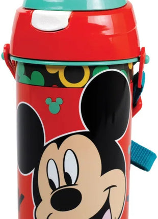 Disney Mickey Oh Boy műanyag szívószálas kulacs akasztóval 500 ml