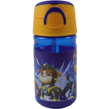 Mancs Őrjárat Power Up műanyag szívószálas kulacs akasztóval 350 ml