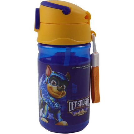 Mancs Őrjárat Power Up műanyag szívószálas kulacs akasztóval 350 ml