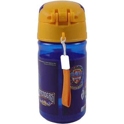 Mancs Őrjárat Power Up műanyag szívószálas kulacs akasztóval 350 ml