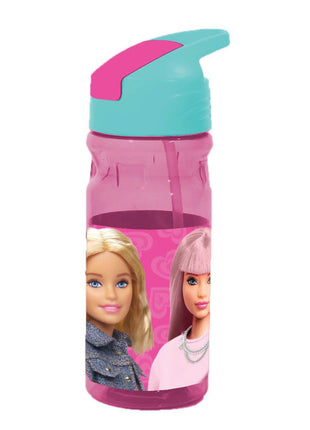 Barbie Love műanyag szívószálas kulacs 500 ml