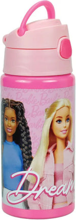 Barbie Dream Team alumínium szívószálas kulacs akasztóval 500 ml