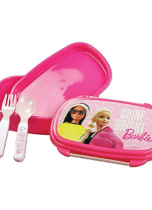 Barbie Shine Bright szendvicsdoboz + evőeszköz szett