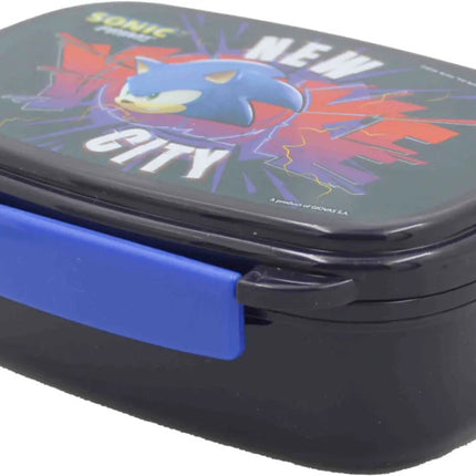 Sonic a sündisznó Get Me szendvicsdoboz + evőeszköz szett