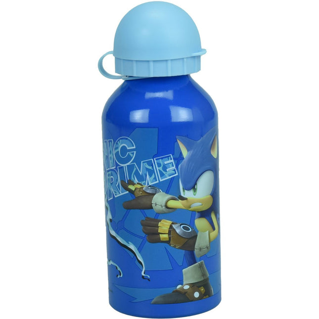 Sonic a sündisznó Prime alumínium kulacs ivókupakkal 400 ml
