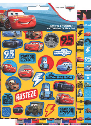 Disney Verdák Adventure 600 darabos matrica szett