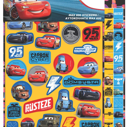 Disney Verdák Adventure 600 darabos matrica szett