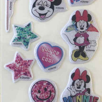 Disney Minnie Smiles csillogó pufi szivacs matrica szett