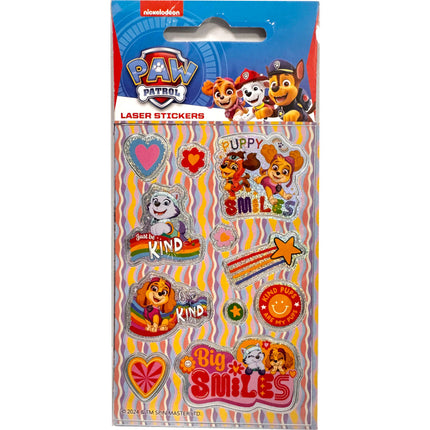 Mancs Őrjárat Puppy Smiles hologrammos matrica szett