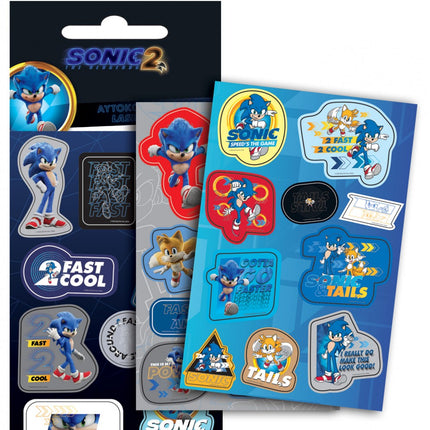 Sonic a sündisznó Speed hologrammos matrica szett