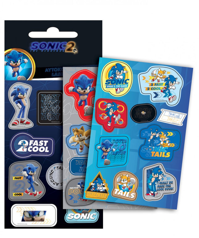Sonic a sündisznó Speed hologrammos matrica szett