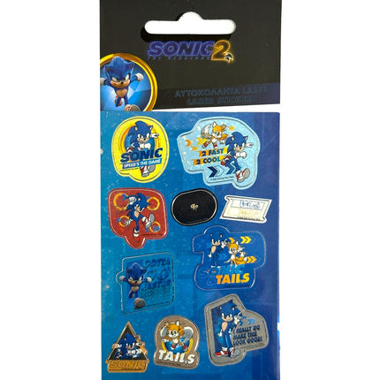 Sonic a sündisznó Speed hologrammos matrica szett
