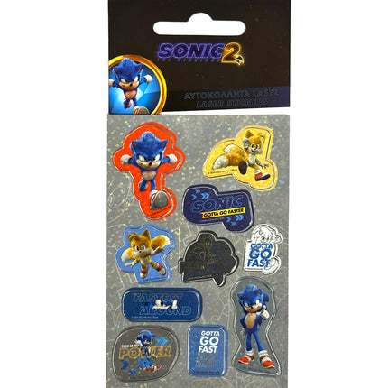 Sonic a sündisznó Speed hologrammos matrica szett