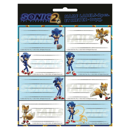 Sonic a sündisznó Speed füzetcímke 16 db-os