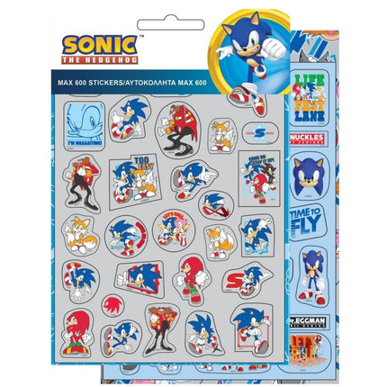 Sonic a sündisznó Fast 600 darabos matrica szett
